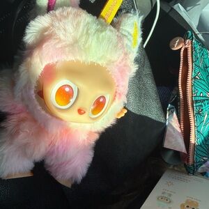 Plush Pink and White Kids Toy